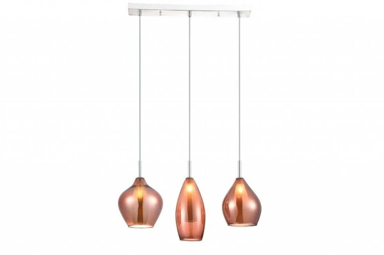 LAMPA WISZĄCA AMBER MILANO 3 AZZARDO (AZ3078)