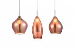LAMPA WISZĄCA AMBER MILANO 3 AZZARDO (AZ3078)