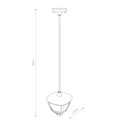 Lampa wisząca AMELIA BL CG (10496) - Nowodvorski