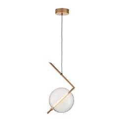 Lampa wisząca AMORE- 1 złota 24 cm (ST-8869P-1) - Step into Design