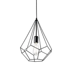 Lampa wisząca Ampolla kol. czarny (148175) Ideal Lux - żyrandol