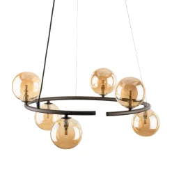 Lampa wisząca ANABELLE BROWN 6 (6571) - TK Lighting