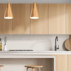 Lampa wisząca Angular (QN-ANGULAR-P-S-TEAK) - Quintiesse