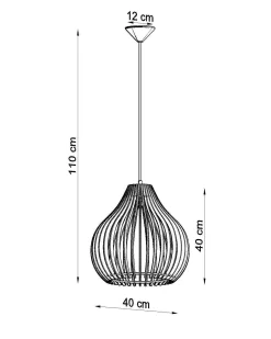 Lampa wisząca APRILLA (SL.0639) - Sollux