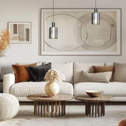 Lampa wisząca Arcadia Black 1xE27 (ML1818) - Milagro