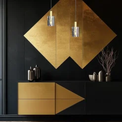 Lampa wisząca Arcadia Gold 1xE27 (ML1816) - Milagro