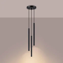 Lampa wisząca ARCHE 3P czarna (SL.1341) - Sollux Lighting