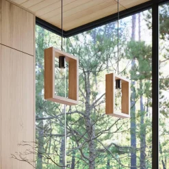 Lampa wisząca ARIES naturalne drewno (SL.1310) - Sollux Lighting