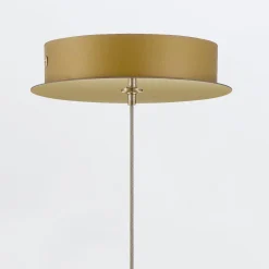 Lampa wisząca Atomo - 1 źródło światła - Szczotkowane złoto (QN-ATOMO-1P-BG) - Quintiesse