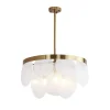 Lampa wisząca AURORA mosiądz 60 cm (ST-9513 BRASS) - Step into Design