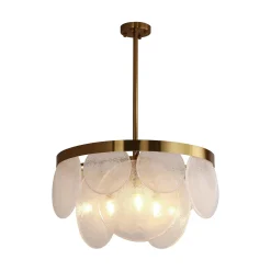 Lampa wisząca AURORA mosiądz 60 cm (ST-9513 BRASS) - Step into Design
