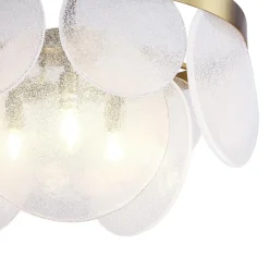 Lampa wisząca AURORA mosiądz 60 cm (ST-9513 BRASS) - Step into Design