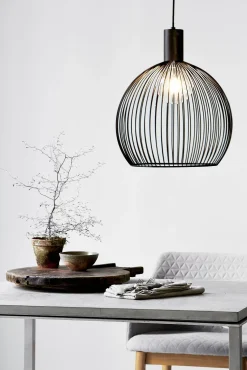 Lampa wisząca AVER Nordlux E27 60W Metal Czarny