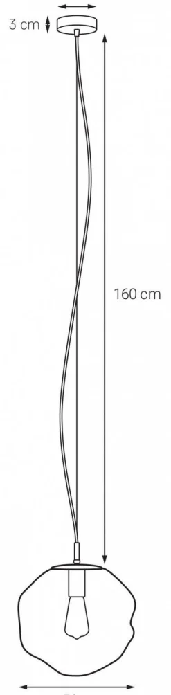 Lampa wisząca AVIA L (10413109) KASPA - żyrandol