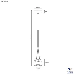 Lampa Wisząca BAG 3 (0053.31.NE) - Vivida