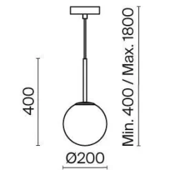 Lampa wisząca Basic form Ø20 czarna (MOD321PL-01B1) - Maytoni