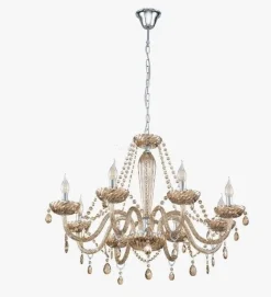 Lampa wisząca BASILANO koniakowa (39093 - EGLO) - żyrandol