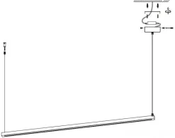 Lampa wisząca BEAM-120 LED (ST-8960-L120) - Step Into Design