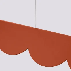 Lampa wisząca BISCUIT ochra czerwona LED 3000K (TH.558) - Thoro Lighting