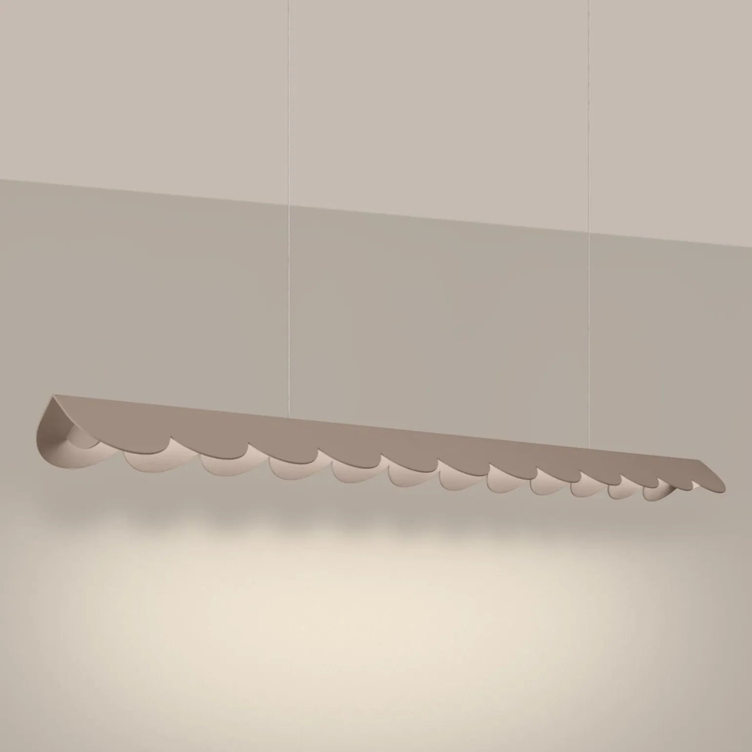 Lampa wisząca BISCUIT taupe LED 3000K (TH.561) - Thoro Lighting