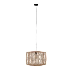 Lampa wisząca Boho bambusowa 46x46x134cm (55878-017) - DIJK