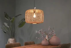 Lampa wisząca Boho bambusowa 46x46x134cm (55878-017) - DIJK