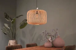 Lampa wisząca Boho bambusowa 46x46x134cm (55878-017) - DIJK