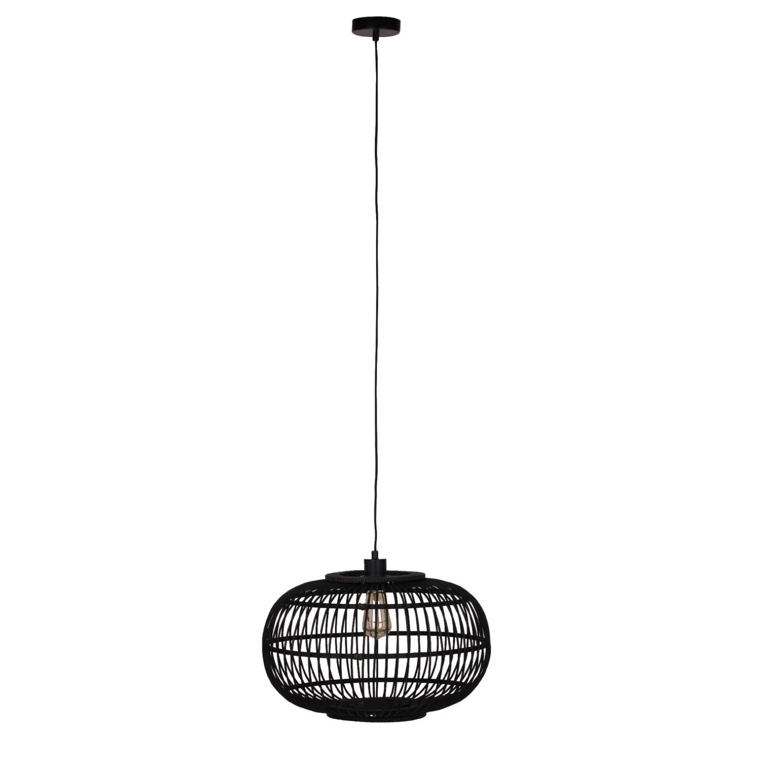 Lampa wisząca Boho bambusowa 46x46x128cm (55716-074) - DIJK