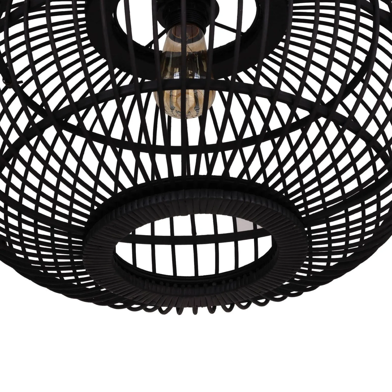 Lampa wisząca Boho bambusowa 46x46x128cm (55716-074) - DIJK