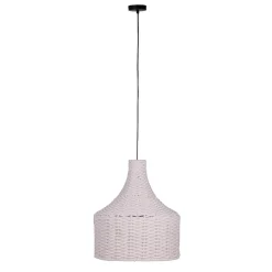 Lampa wisząca Boho bawełniana o wymiarach 38x38x142cm (102392) - DIJK