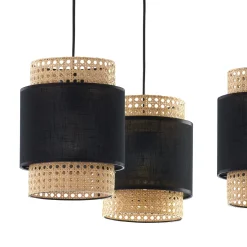 Lampa wisząca BOHO czarna 3 PŁ (6549) - TK Lighting