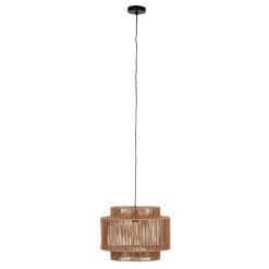 Lampa wisząca Boho papierowa 38x38x128cm (55697-017) - DIJK