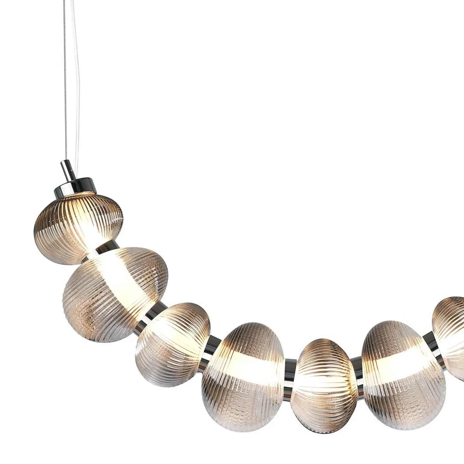 Lampa wisząca BOLLA SMOKED 36W LED (ML1429) - Milagro