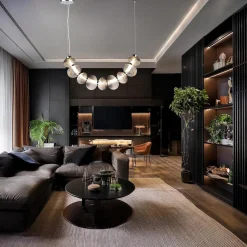 Lampa wisząca BOLLA SMOKED 36W LED (ML1429) - Milagro