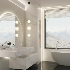 Lampa Wisząca Bolti IP44 LED czarna (PL0109-3) - Yaskr