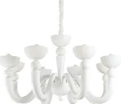 Lampa wisząca Bon Bon kol. biały (094007) Ideal Lux - żyrandol