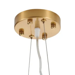 Lampa wisząca BOTANIKA WAVE złoto biała 125 cm (XY080P-120) - Step into Design