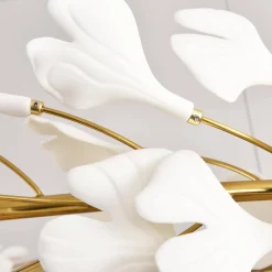 Lampa wisząca BOTANIKA złoto biała 80 cm (XY080P-80) - Step into Design