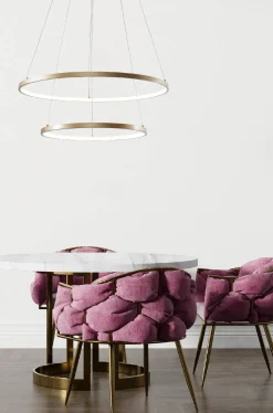 Lampa wisząca BRENO złota Ø 60 cm (18140GD-2) - Zuma Line