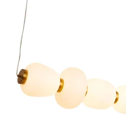 Lampa wisząca BRILLA-6 LED biało-złota 125 cm (ST-CP241210-6L GOLD) - Step into Design