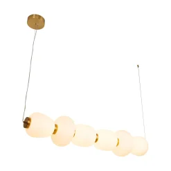 Lampa wisząca BRILLA-6 LED biało-złota 125 cm (ST-CP241210-6L GOLD) - Step into Design
