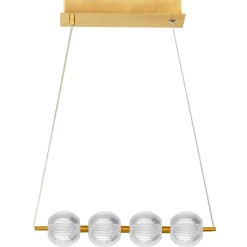 Lampa wisząca Brillant 4 złota LED CCT (LP-3303/4L GD) - Light Prestige