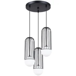 Lampa wisząca BRINA 3P czarna (SL.1336) - Sollux Lighting