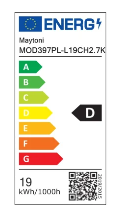 Lampa wisząca Bruma (MOD397PL-L19CH2.7K) - Maytoni
