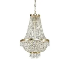 Lampa wisząca CAESAR SP9 złota (114736) Ideal Lux - żyrandol