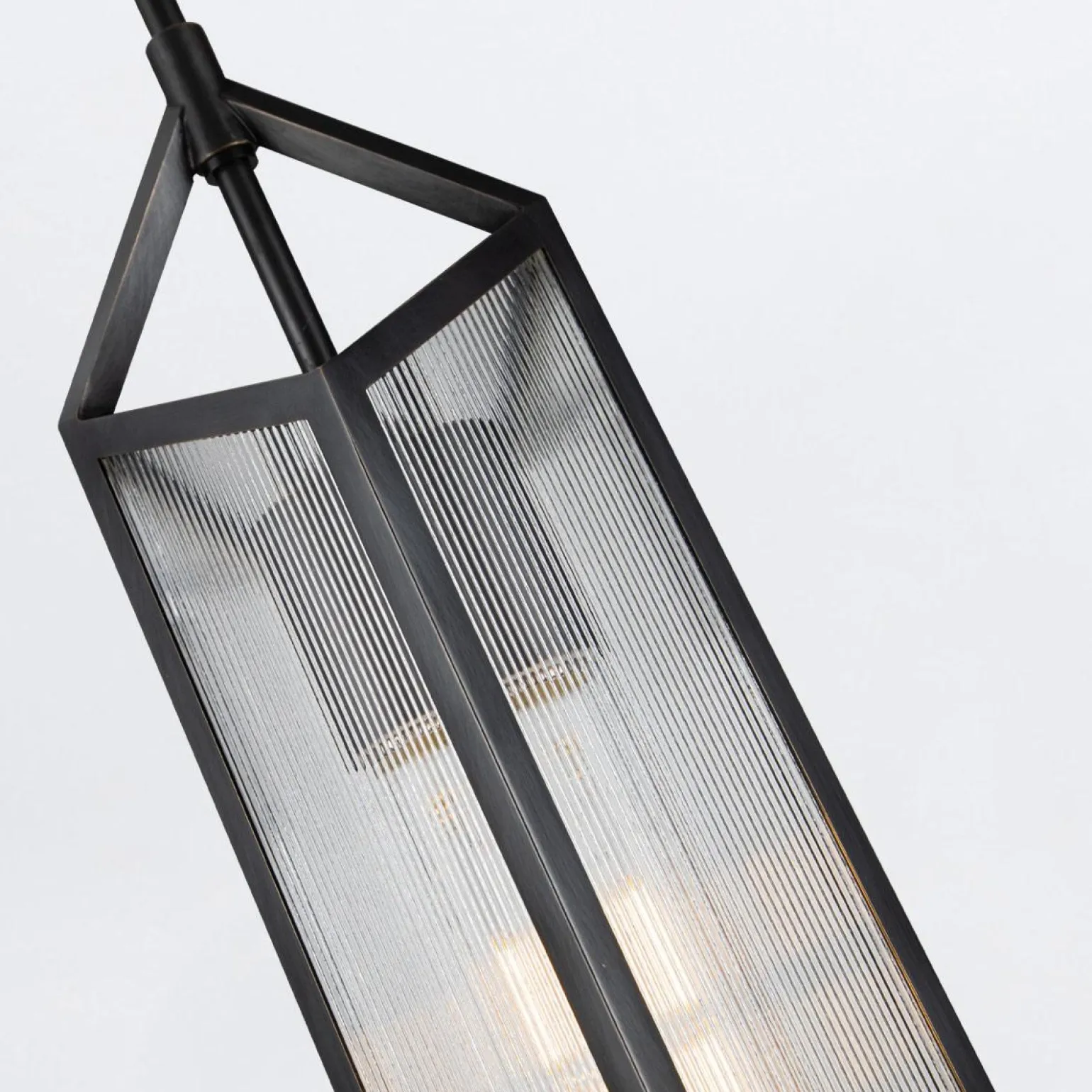 Lampa wisząca Cairo - 1 źródło światła - Miejski brąz (QN-CAIRO-1P-UBZ-CR) - Quintiesse