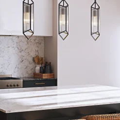 Lampa wisząca Cairo - 1 źródło światła - Miejski brąz (QN-CAIRO-1P-UBZ-CR) - Quintiesse