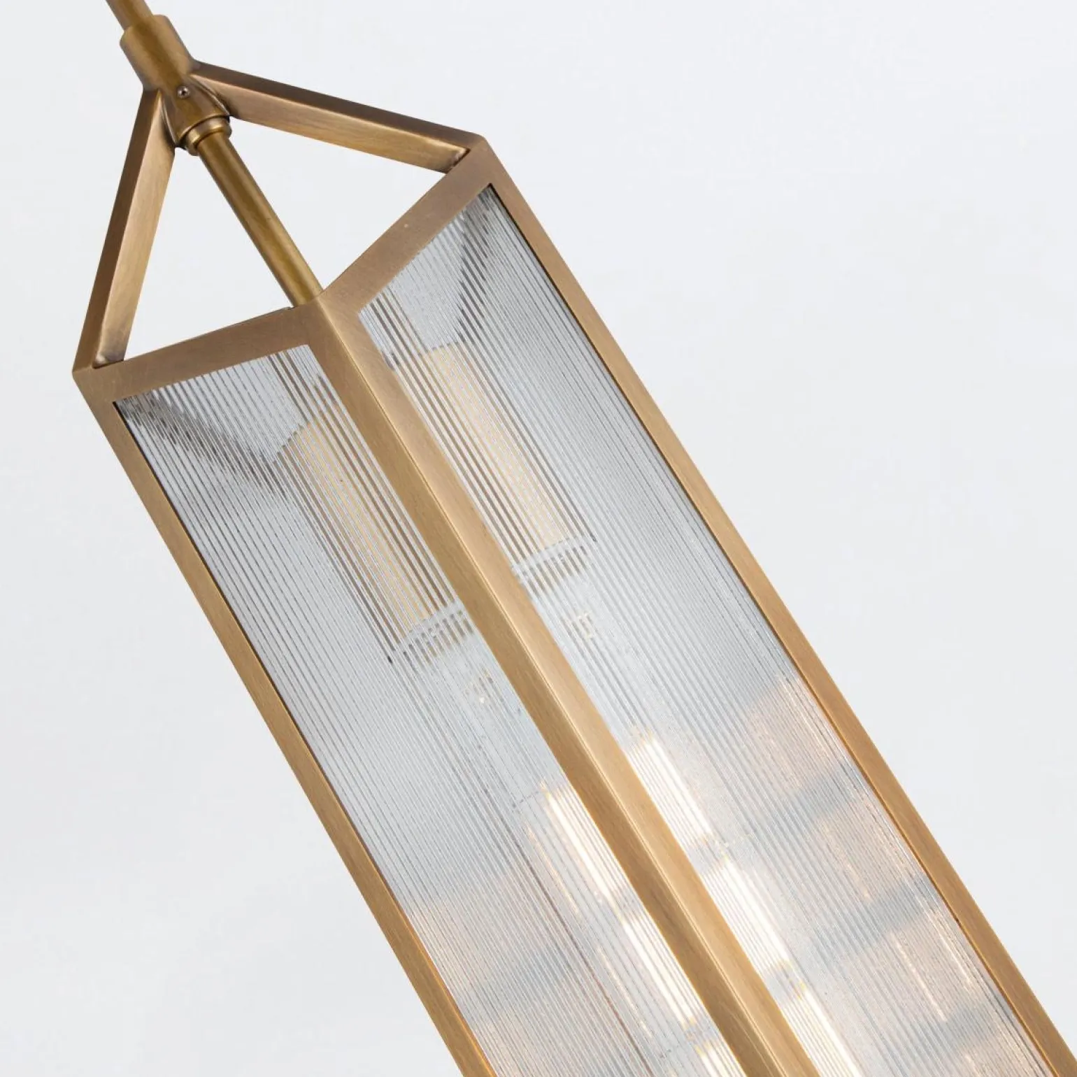 Lampa wisząca Cairo - 1 źródło światła - Vintage mosiądz (QN-CAIRO-1P-VBS-CR) - Quintiesse