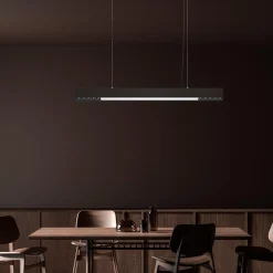 Lampa wisząca Cali M LED CCT Tuya czarna (LP-1301/1P M BK Smart) - Light Prestige