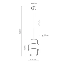 Lampa wisząca CALISTO (4377) - TK Lighting